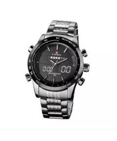 NF9024-SB - Stainless Steel Wrist Watch For Men - Black