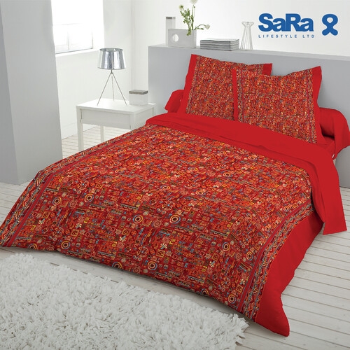 SaRa Bedsheet (BSPC220D-Red)