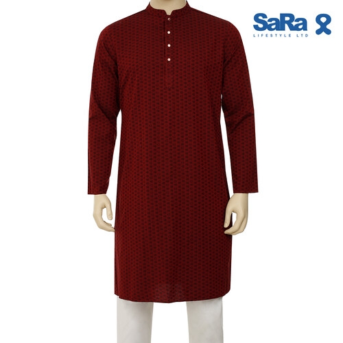 SaRa Mens Panjabi (MPJ422FCA-Printed)