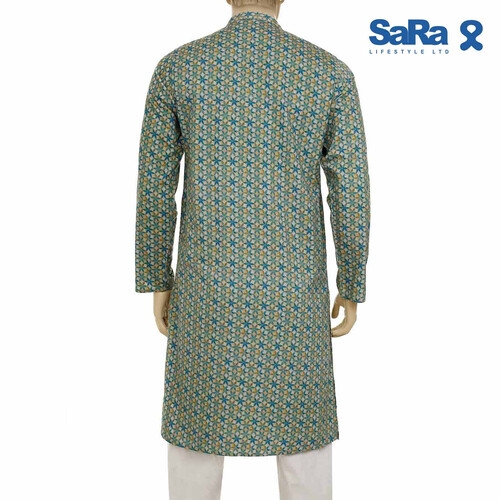 SaRa Mens Panjabi (MPJ53PCG-Printed), Size: M, 4 image