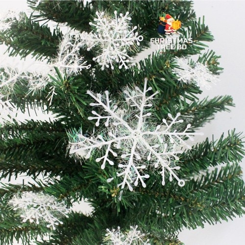 Christmas Decoration White Snowflake 3 pcs